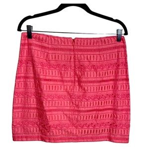 Nwt Gap Pink Reef Mini Skirt Size 6